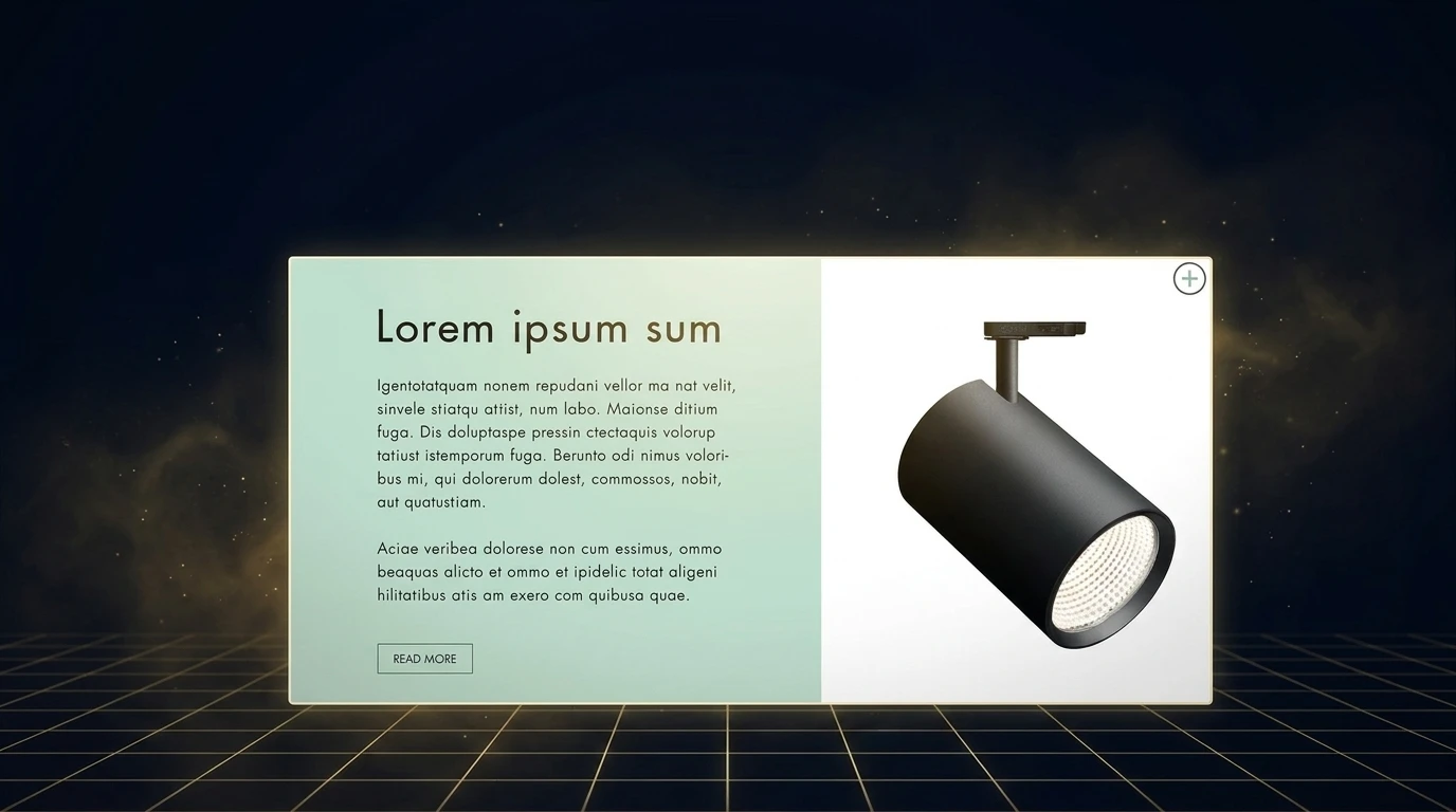 Interaktives Produkt-Popup für Ansorgs virtuellen Showroom