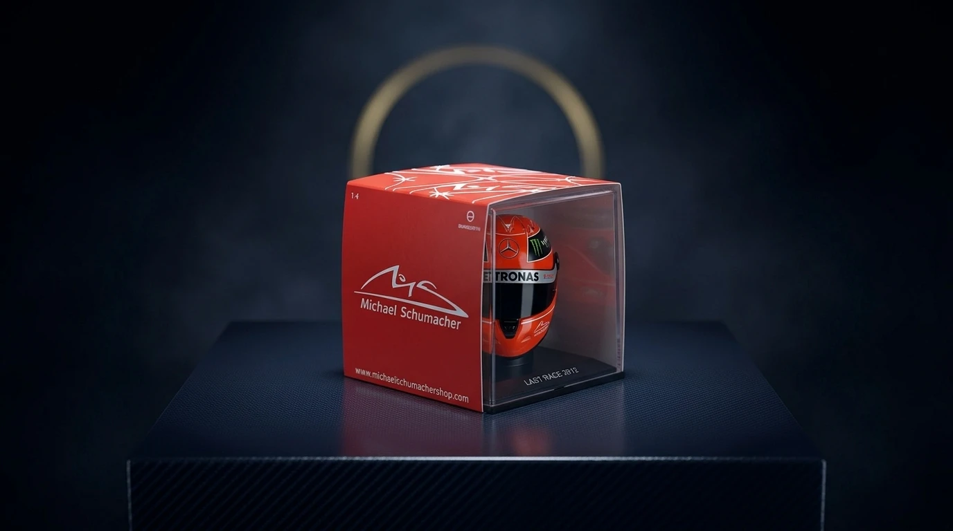 Michael Schumacher Collector-Edition Modellauto-Verpackung